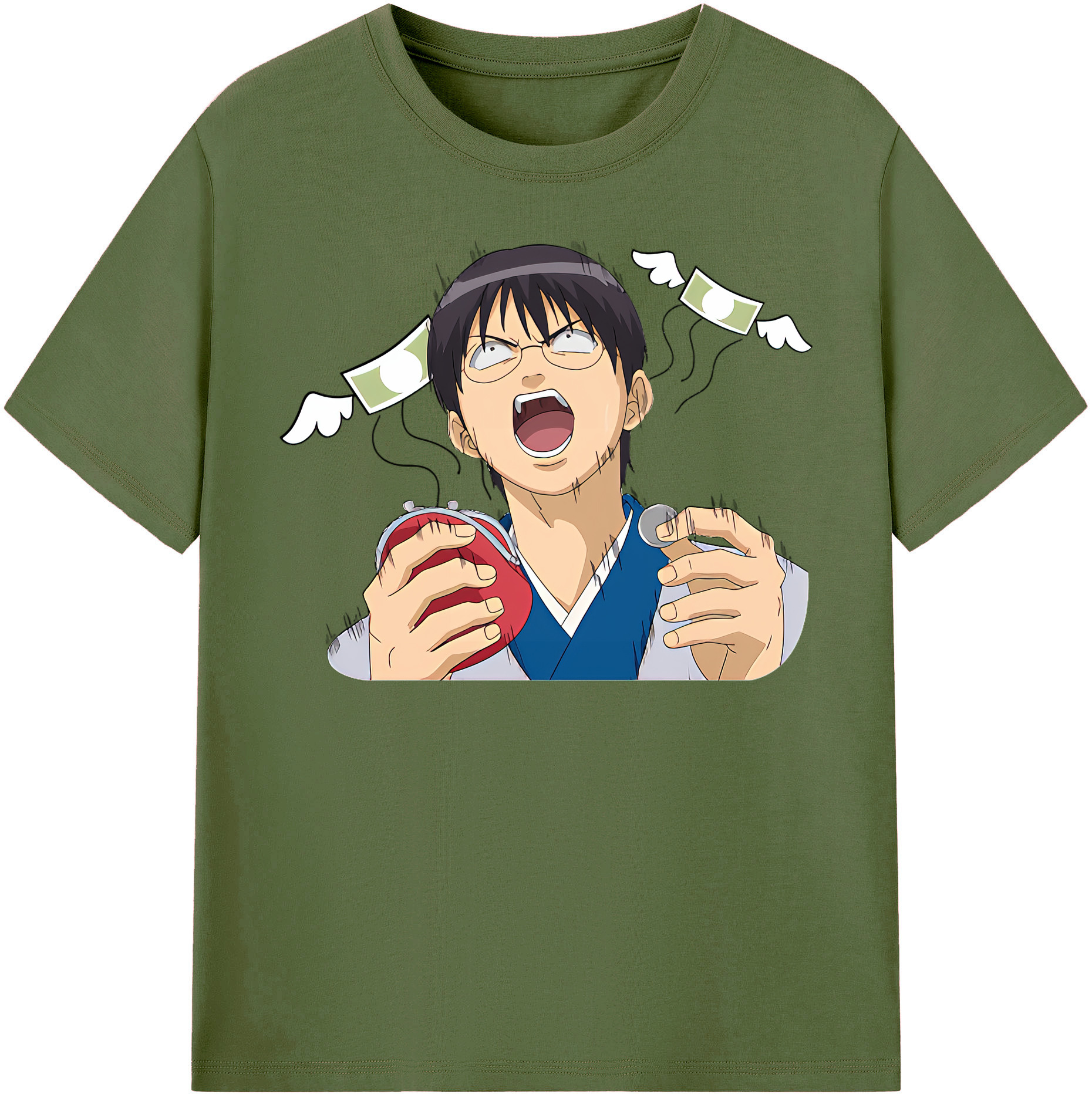（画像用） ぎんたま 坂田銀時（さかたぎんとき） 神楽 志村新八（しむら しんぱち） GINTAMA Sakata Gintoki Kagura Shimura Shinpachi 綿100％半袖Tシャツ（フロントプリント）